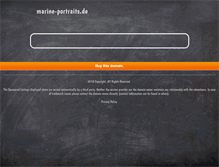 Tablet Screenshot of marine-portraits.de